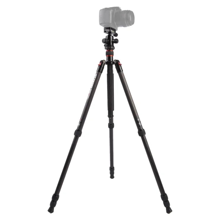 Chân máy ảnh sợi carbon di động điều chỉnh Triopo GT-2504X8.C với đầu bi nhôm B-1 cho máy ảnh DSLR Canon Nikon Sony, GT-2504X8.C (Đen), GT-2504X8.C (Vàng)