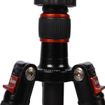 Chân máy ảnh sợi carbon di động điều chỉnh Triopo GT-2504X8.C với đầu bi nhôm B-1 cho máy ảnh DSLR Canon Nikon Sony, GT-2504X8.C (Đen), GT-2504X8.C (Vàng)