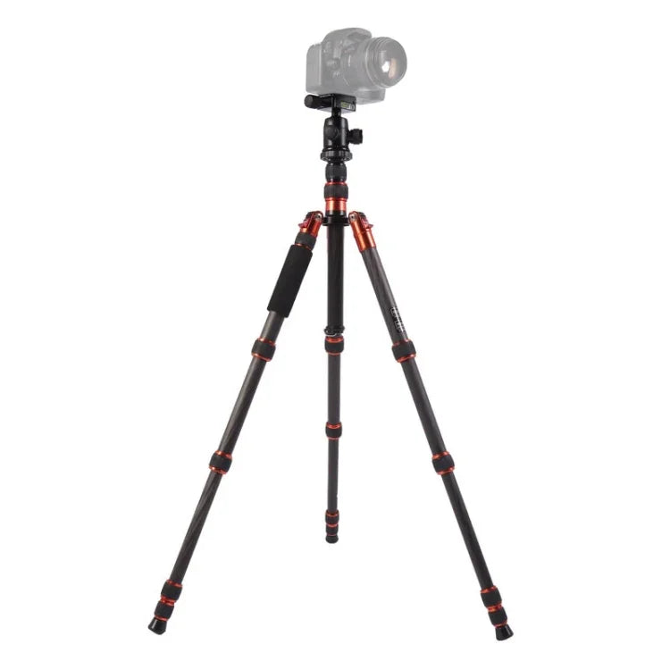 Chân máy ảnh sợi carbon di động điều chỉnh Triopo GT-2505x8.C với đầu bi nhôm B-1 cho máy ảnh DSLR Canon Nikon Sony, GT-2505x8.C (Đen), GT-2505x8.C (Vàng)