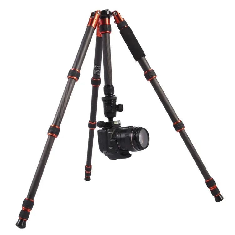 Chân máy ảnh sợi carbon di động điều chỉnh Triopo GT-2505x8.C với đầu bi nhôm B-1 cho máy ảnh DSLR Canon Nikon Sony, GT-2505x8.C (Đen), GT-2505x8.C (Vàng)