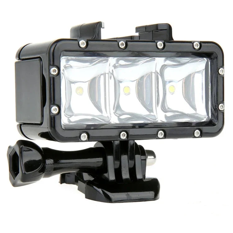Đèn video chống nước SupTig 30M 300LM cho GoPro, Insta360, DJI và các máy quay hành động khác, Đèn video