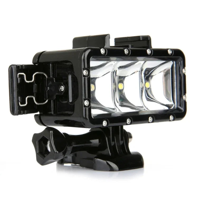 Đèn video chống nước SupTig 30M 300LM cho GoPro, Insta360, DJI và các máy quay hành động khác, Đèn video