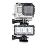 Đèn video chống nước SupTig 30M 300LM cho GoPro, Insta360, DJI và các máy quay hành động khác, Đèn video