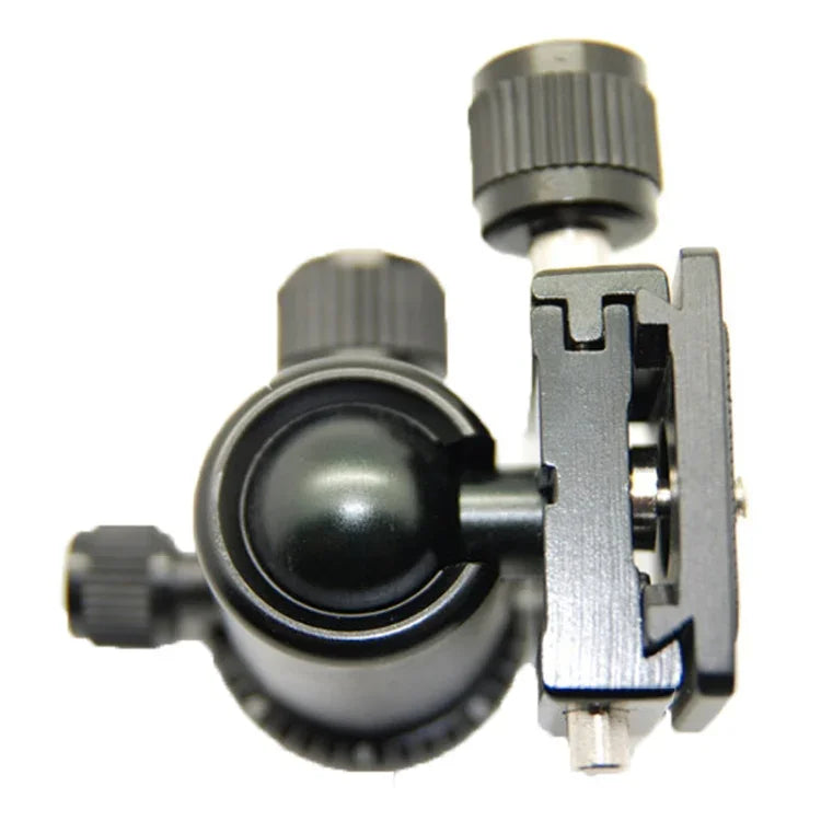 Đầu bi chân máy hợp kim nhôm magie RUBY 005H với tấm adapter tháo nhanh, Hợp kim nhôm