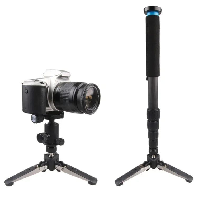 Chân Đế Monopod Ba Chân Vít 1/4 inch Đa Năng Cho Máy Ảnh Máy Quay, Đế Đen