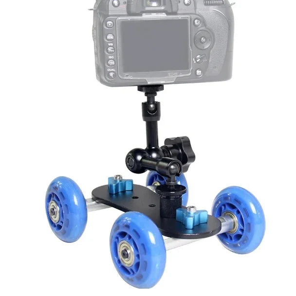 Xe trượt mini YELANGU YLG0105B cho máy ảnh Canon / Nikon / DSLR, YLG0105B