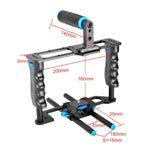 YELANGU YLG0107E-A Bộ Tay Cầm Lồng Bảo Vệ Ổn Định Cho Máy Ảnh DSLR