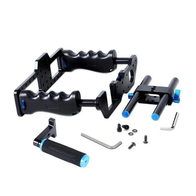 YELANGU YLG0107E-A Bộ Tay Cầm Lồng Bảo Vệ Ổn Định Cho Máy Ảnh DSLR