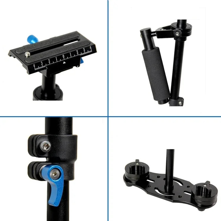 YELANGU S40L Tay Cầm Ổn Định Hợp Kim Nhôm 40cm Cho Máy Ảnh DSLR DV