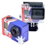 Miếng dán vỏ cho GoPro HERO3+ /3, cờ Mỹ, cờ Úc, cờ Brazil