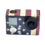 Miếng dán vỏ cho GoPro HERO3+ /3, cờ Mỹ, cờ Úc, cờ Brazil