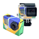 Miếng dán vỏ cho GoPro HERO3+ /3, cờ Mỹ, cờ Úc, cờ Brazil