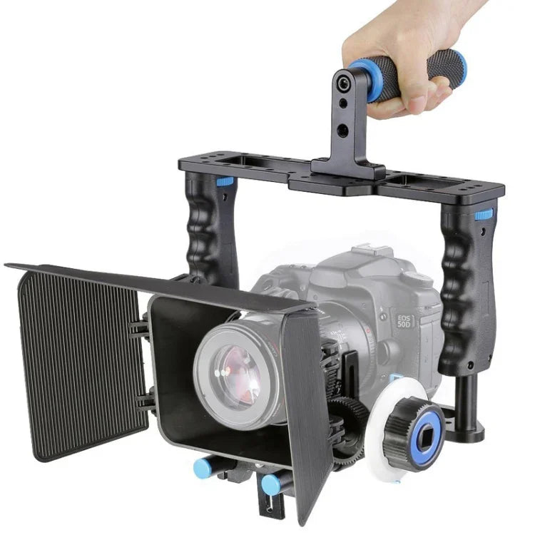Bộ khung tay cầm lớn YELANGU YLG1103A-B + bộ hộp che sáng cho máy quay DSLR / máy quay video