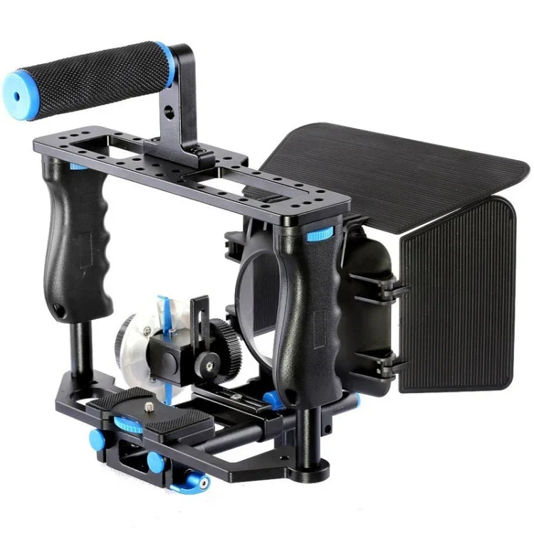 Bộ khung tay cầm lớn YELANGU YLG1103A-B + bộ hộp che sáng cho máy quay DSLR / máy quay video
