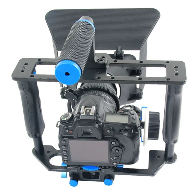 Bộ khung tay cầm lớn YELANGU YLG1103A-B + bộ hộp che sáng cho máy quay DSLR / máy quay video