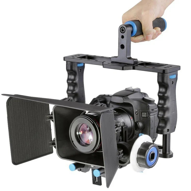 Bộ khung tay cầm lớn YELANGU YLG1103A-B + bộ hộp che sáng cho máy quay DSLR / máy quay video