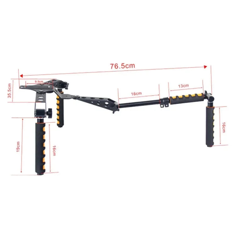 Bộ tay cầm đa chức năng YELANGU YLG0107D gắn vai cho máy ảnh DSLR / máy quay video