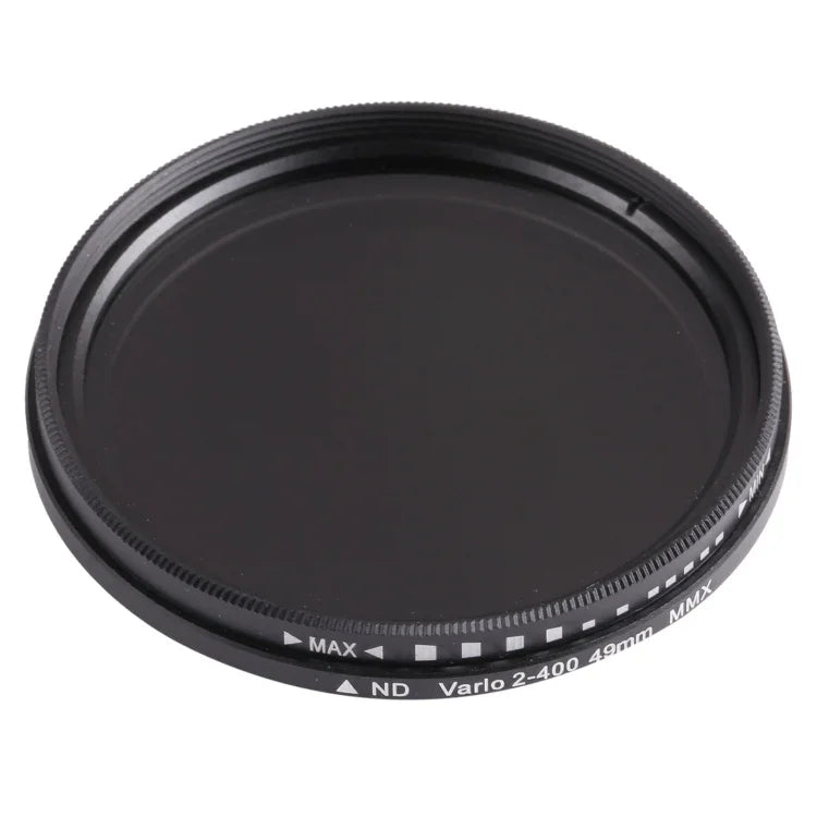 Bộ lọc điều chỉnh mật độ trung tính ND Fader 49mm, bộ lọc ND 2 đến ND 400, 49mm