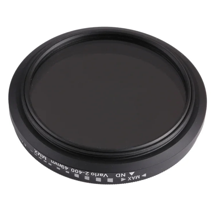 Bộ lọc điều chỉnh mật độ trung tính ND Fader 49mm, bộ lọc ND 2 đến ND 400, 49mm