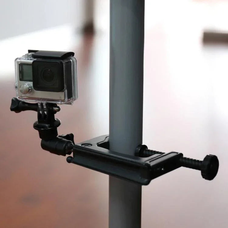 Giá đỡ kẹp cố định bàn có adapter chân máy cho GoPro, Insta360, DJI và các camera hành động khác, kích thước kẹp: 1 - 6 cm, kẹp bàn