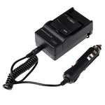 Bộ sạc pin máy ảnh kỹ thuật số kèm sạc xe hơi cho Xiaomi Xiaoyi, phích cắm Mỹ, sạc xe hơi