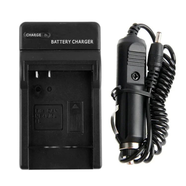 Bộ sạc pin xe hơi cho pin máy ảnh kỹ thuật số Canon NB-4L / NB-6L / NB-8L, NB-8L