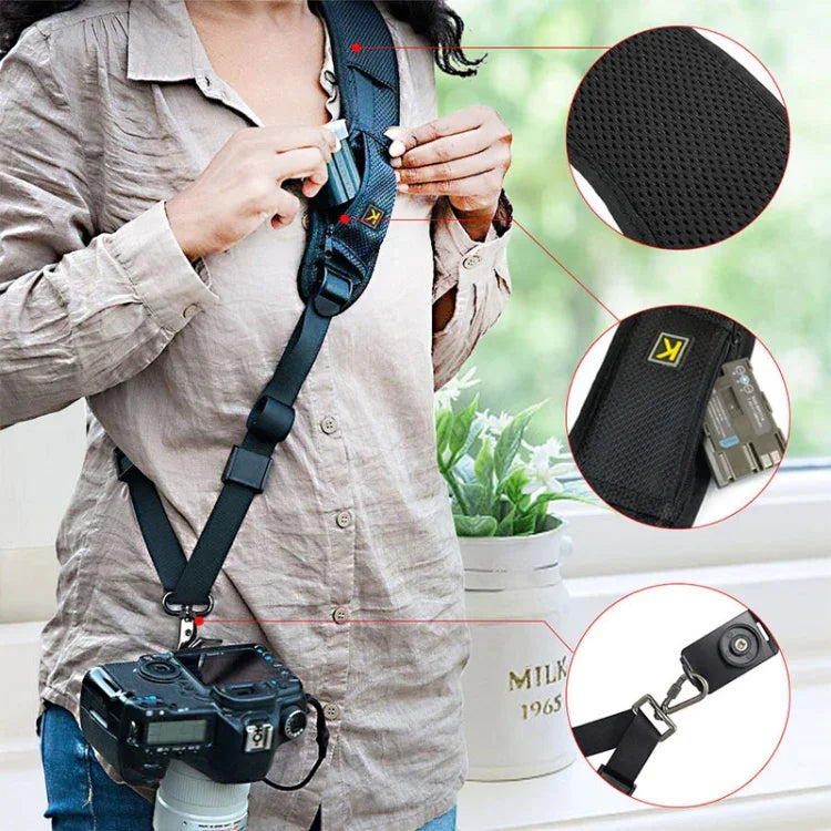 Dây đeo đơn nhanh an toàn & nhanh cho máy ảnh, Dây đeo đơn