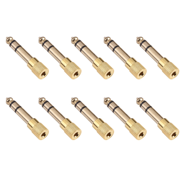 Bộ chuyển đổi jack âm thanh 6.35mm đực sang 3.5mm cái (10 cái trong một gói, giá cho 10 cái), 6.35mm đực sang 3.5mm cái