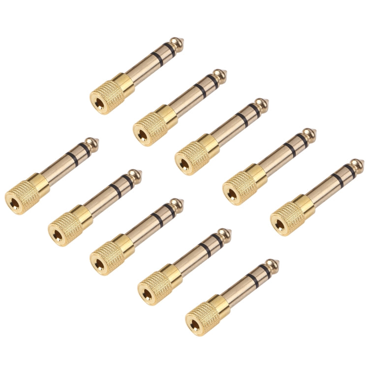 Bộ chuyển đổi jack âm thanh 6.35mm đực sang 3.5mm cái (10 cái trong một gói, giá cho 10 cái), 6.35mm đực sang 3.5mm cái