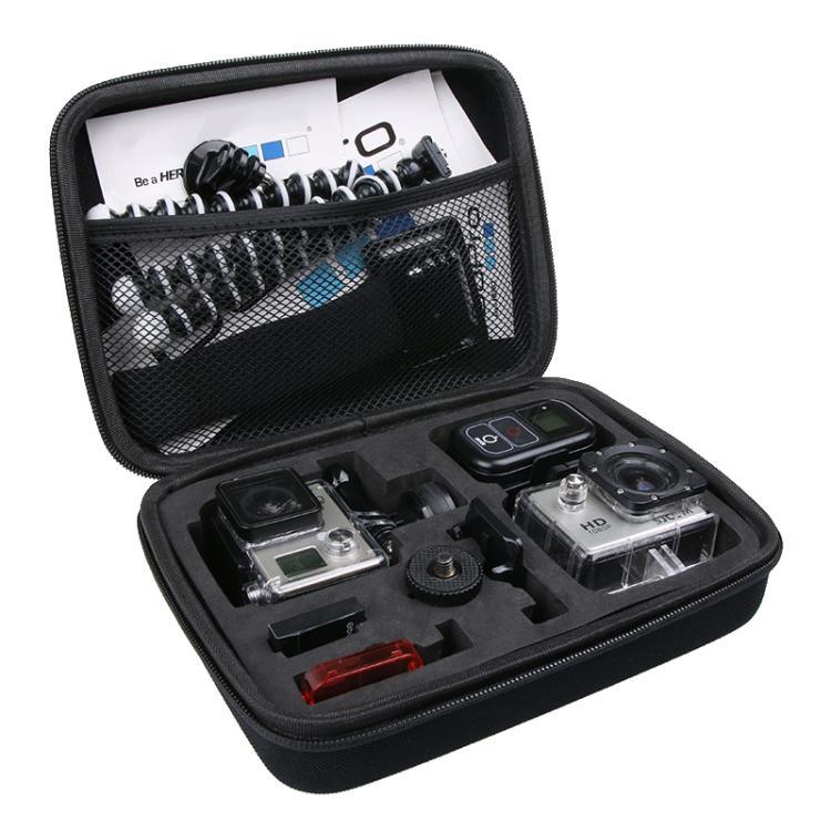 Túi đựng chống sốc di động cho GoPro, Insta360, DJI và các camera hành động khác, kích thước: 22,5cm x 16cm x 6cm