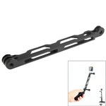 TMC CNC nhôm mở rộng cho GoPro, Insta360, DJI và các máy quay hành động khác, Chiều dài: 16cm, Chiều dài: 16cm (Đen)