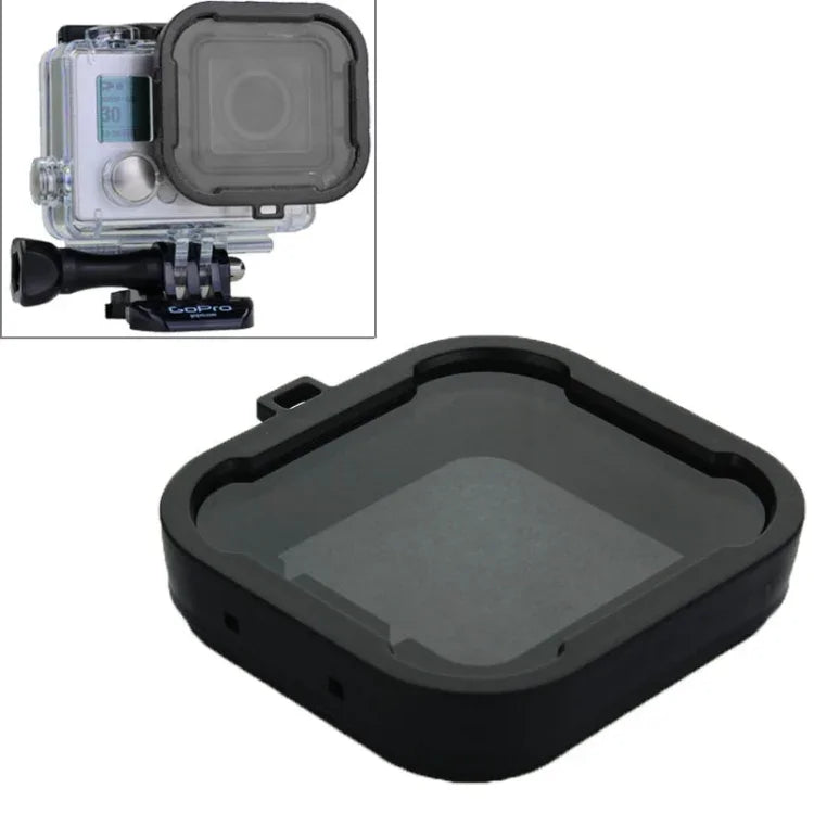 Polar Pro Aqua Cube bộ lọc housing lặn gắn nhanh cho GoPro HERO4 / 3+, Màu xám, Vàng