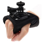 Dây đeo kiểu găng tay xoay 360 độ kèm vít và adapter cho camera Xiaomi Yi Sport / GoPro Hero4 / 3+ / 3 / 2 / 1, Kích thước: 45cm x 11cm, Dây đeo kiểu găng tay