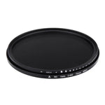Bộ lọc ND fader trung tính điều chỉnh được 72mm ND 2 đến ND 400, 72mm