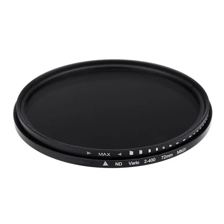 Bộ lọc ND fader trung tính điều chỉnh được 72mm ND 2 đến ND 400, 72mm
