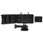 Đèn video chống nước 30M với 3 chế độ đèn pin kèm chân đế và ốc vít cho GoPro, Insta360, DJI và các máy quay hành động khác, chống nước 30M
