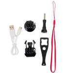 Đèn video chống nước 30M với 3 chế độ đèn pin kèm chân đế và ốc vít cho GoPro, Insta360, DJI và các máy quay hành động khác, chống nước 30M
