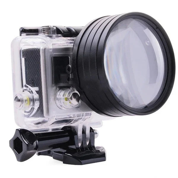 Bộ lọc ống kính cận cảnh 6 trong 1 58mm + vòng chuyển đổi bộ lọc cho GoPro HERO3, 6 trong 1 58mm