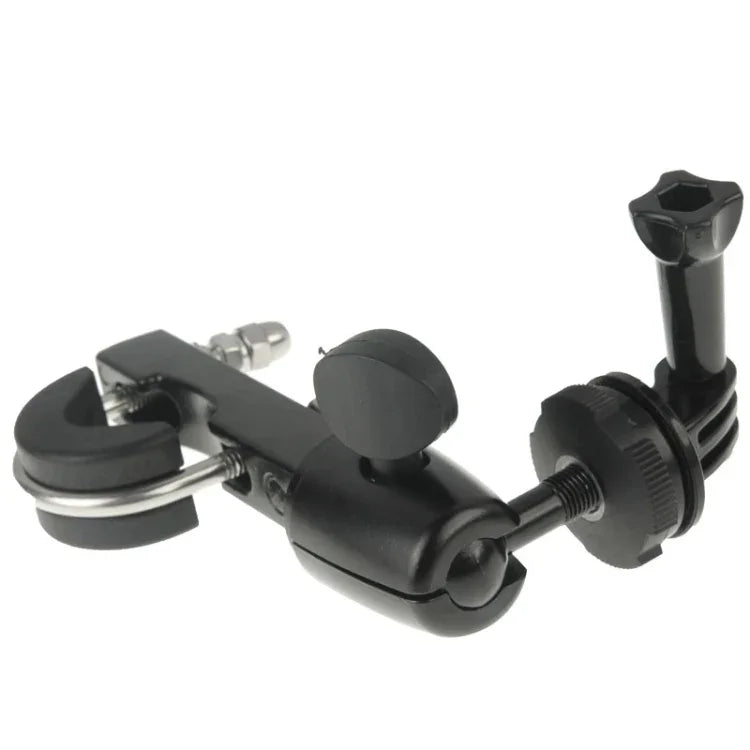 Kẹp gắn cọc yên xe đạp lớn với bộ chuyển đổi chân máy và ốc vít cho GoPro, Insta360, DJI và các máy quay hành động khác, kẹp xe đạp moto