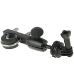 Kẹp gắn cọc yên xe đạp lớn với bộ chuyển đổi chân máy và ốc vít cho GoPro, Insta360, DJI và các máy quay hành động khác, kẹp xe đạp moto