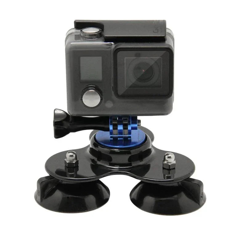 Giá đỡ chân hút hình tam giác kèm chân máy và ốc vít tay cầm cho GoPro, Insta360, DJI và các máy quay hành động khác
