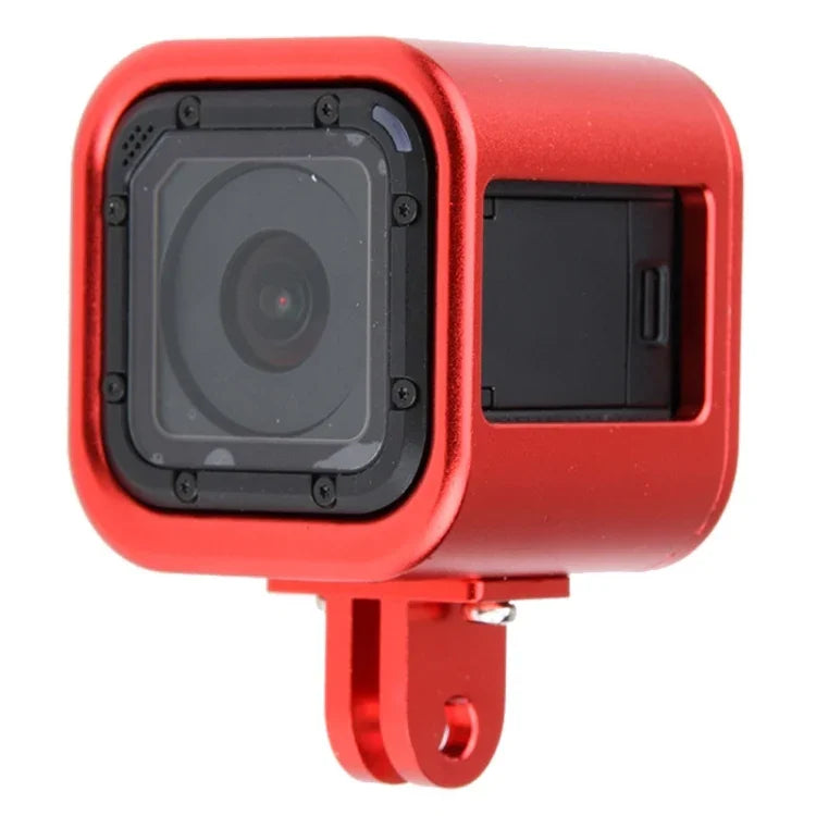 Vỏ bảo vệ bằng hợp kim nhôm CNC với nắp lưng bảo hiểm cho GoPro HERO5 Session / HERO4 Session / HERO Session, HERO5 Session (Đen), HERO5 Session (Bạc), HERO5 Session (Đỏ), HERO5 Session (Vàng), HERO5 Session (Xanh lá)