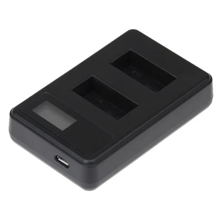 GP158-B Bộ Sạc Pin Đôi Màn Hình LCD Cho GoPro HERO3+ /3 (AHDBT-301, AHDBT-302), Hiển Thị Dung Lượng Pin, Dành Cho GoPro HERO3+ /3