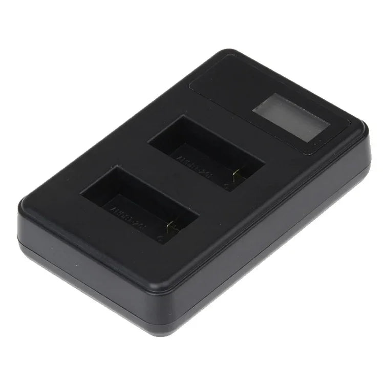GP158-B Bộ Sạc Pin Đôi Màn Hình LCD Cho GoPro HERO3+ /3 (AHDBT-301, AHDBT-302), Hiển Thị Dung Lượng Pin, Dành Cho GoPro HERO3+ /3