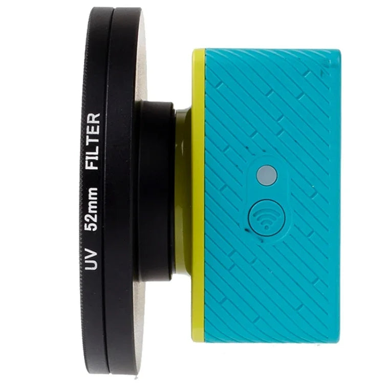 Filter UV 52mm kèm nắp cho Xiaomi Xiaoyi 4K+ / 4K, Xiaoyi Lite, camera thể thao Xiaoyi, filter UV 52mm