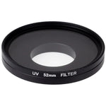 Filter UV 52mm kèm nắp cho Xiaomi Xiaoyi 4K+ / 4K, Xiaoyi Lite, camera thể thao Xiaoyi, filter UV 52mm