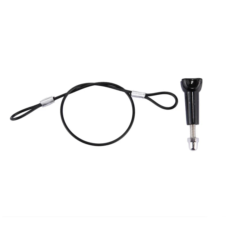 Dây đeo / dây buộc thép không gỉ có vít cho GoPro HERO11 Black/HERO10 Black / HERO9 Black /HERO8 Black /7 /6/ 5 /5 Session /4 /3+ /3 /2 /1, chiều dài: 31.5cm