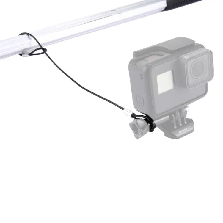 Dây đeo / dây buộc thép không gỉ có vít cho GoPro HERO11 Black/HERO10 Black / HERO9 Black /HERO8 Black /7 /6/ 5 /5 Session /4 /3+ /3 /2 /1, chiều dài: 31.5cm