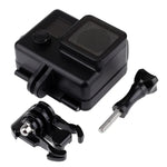 Ốp bảo vệ chống nước phiên bản đen có khóa gắn cơ bản cho GoPro HERO4 /3+, độ sâu chống nước: 10m, chống nước 10m