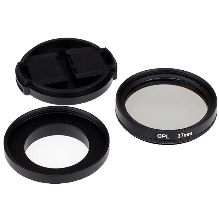 Filter CPL 37mm Bộ lọc phân cực tròn kèm nắp cho Xiaomi Xiaoyi 4K+ / 4K, Xiaoyi Lite, Camera thể thao Xiaoyi, Filter CPL 37mm